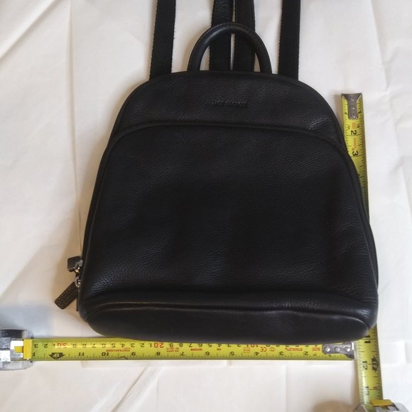 Jack Georges leather backpack leather beautiful  striped interior main image 5